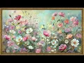 Multicolor Wildflowers in Bloom Dreamy Spring Floral Art for Frame TV 4K Screensaver
