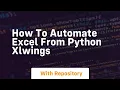 How to automate excel from python xlwings