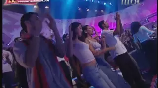                                 نانسي عجرم ترقص في    يا واد يا تقيل دندنها
