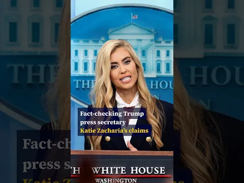 Fact-checking Trump press secretary Katie Zacharia’s claims
