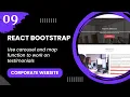 React Bootstrap - Use carousel and map function to work on testimonials
