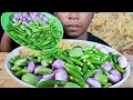 Download Lagu ASMR Bihun Kuah Pedas Pete \u0026 Cabai Rawit 🌶 | Spicy Glass Noodle Soup Eating Sounds
