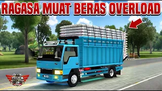 BAWA TRUK RAGASA MUAT BERAS OVERLOAD DI TRUCKSID!!