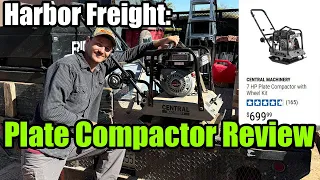 Harbor Freight Plate Compactor - Review Unboxing