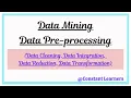 Data Mining Data pre-processing data cleaning integration reduction transformation