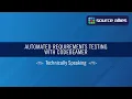 Automated Requirements Testing with Codebeamer