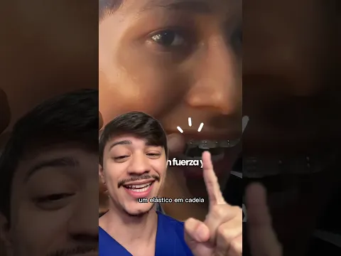 Ele botou Aparelho dental Caseiro mas ele esqueceu de uma coisa