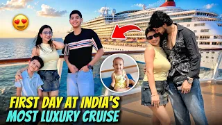 First Day at india's Most Luxury Cruise 🫣