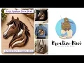 Large Applique Horse Head