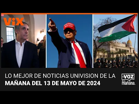 Download MP3 Lo mejor de Noticias Univision de la mañana | lunes 13 de mayo de 2024