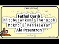 Lagu 1. PALING LENGKAP DAN JELAS ! NGAJI KITAB FATHUL QORIB BAB THAHARAH | MAKNA JAWA PESANTREN