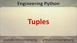 Engineering Python 06A Tuples