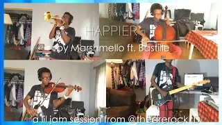 Download Jamming to HAPPIER by Marshmello \u0026 Bastille MP3