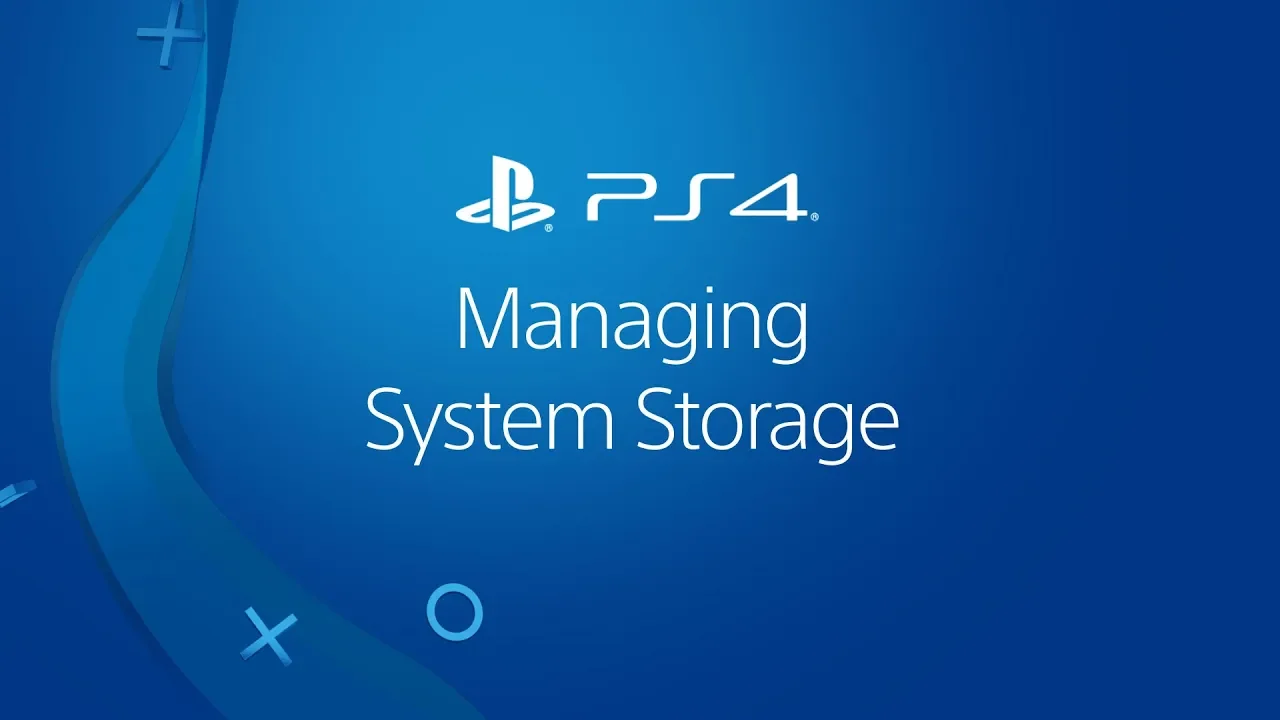 Support video: Make space on PS4 console storage