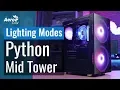AeroCool Python Mid Tower Case - 60 Lighting Modes