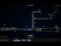 Rail Route Train Dispatcher Simulator PATH Port Authority Trans-Hudson AM Rush Timetable w CBTC