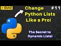 How to Modify Python Lists Add Remove Change Items Part