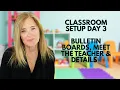 Preschool Classroom Setup Bulletin Boards Linear Calendar Meet the Teacher Prep