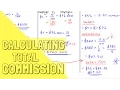 Mathematics How to Calculate Commission examples