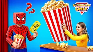 Fake Superheroes vs Real Superheroes! Funny Cinema Challenge