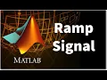 Generate and Plot Unit Ramp Signal in MATLAB