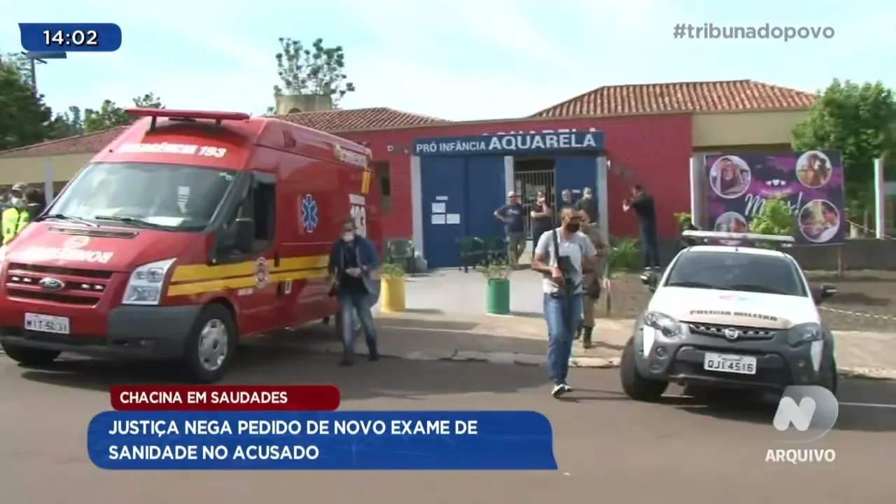 Chacina em Saudades: justiça nega pedido de novo exame de sanidade no acusado