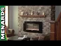 Stone Veneer Fireplace - Menards How-To Center