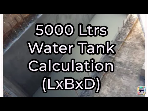 Download MP3 How To Calculate Water Tank Dimension For 5000 Litres| Tamil