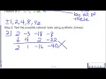 Rational Root Theorem Example 1