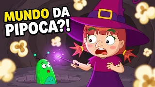 VISITANDO AS FORMIGAS 🍿 Como os magos criaram o mundo da pipoca? Histórias divertidas com Tatty
