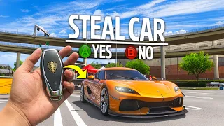 Forza, But We Have to STEAL Our Cars!
