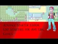 Edit Starters for Any GBA Game ADVANCE STARTER EDITOR TUTORIAL