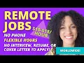 WORK WHEN YOU WANT NO PHONES NO RESUME NO INTERVIEW NO EXPERIENCE REMOTE JOBS WORLDWIDE