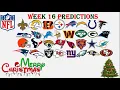 2023 Week 16 NFL Predictions