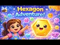 Learn HEXAGON Shape 6 Sides 6 Corners Explained Preschool Geometry