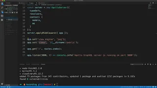 30Using Pug as a Templating System with Express and Grap L