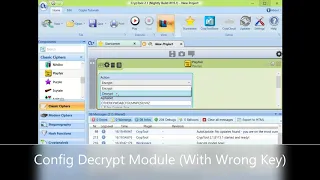 Playfair Encryption using Cryptool