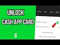 How To Unlock Cash App Card