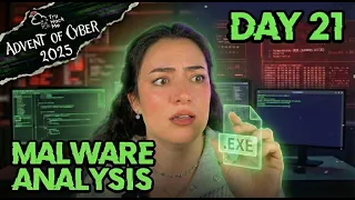 Malware Analysis Walkthrough TryHackMe AoC 2025 Day 21