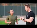 US Marine Attempts the US Army Combat Fitness Test