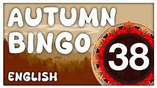 Autumn Themed 90-Ball Bingo Game - 38