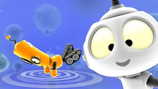 Robotic Breakdown | Rob The Robot - Robot Cartoons for Kids