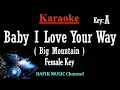 Lagu Baby I Love Your way (Karaoke) Big Mountain Female key A