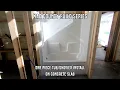 One Piece Tub Shower Install on Concrete Slab