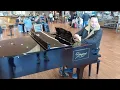 Michał Cholewiński plays Chuck Berry you never can tell & Boogie Woogie medly  at Bergamo Airport.