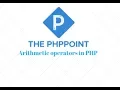 Arithmetic Operators - PHP Beginner Tutorial