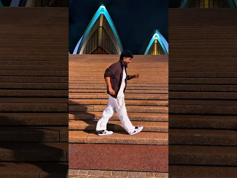 Stair Shuffle at the Sydney Opera House😱 #shorts #shuffledance #kunalmore #viraldance #viralshorts