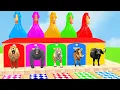 Download Lagu Long Slide Game With Cow Elephant Gorilla Hippopotamus Tiger 3d Animal Game Funny 3d Animals