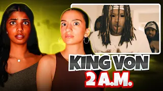 canadian girls react to king von 2 a m you re thinking about what kingvon canadiangirls