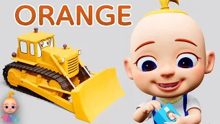 Construction Vehicle Race, वाहन गीत, Hindi Nursery Rhymes for Babies and Cartoon Song